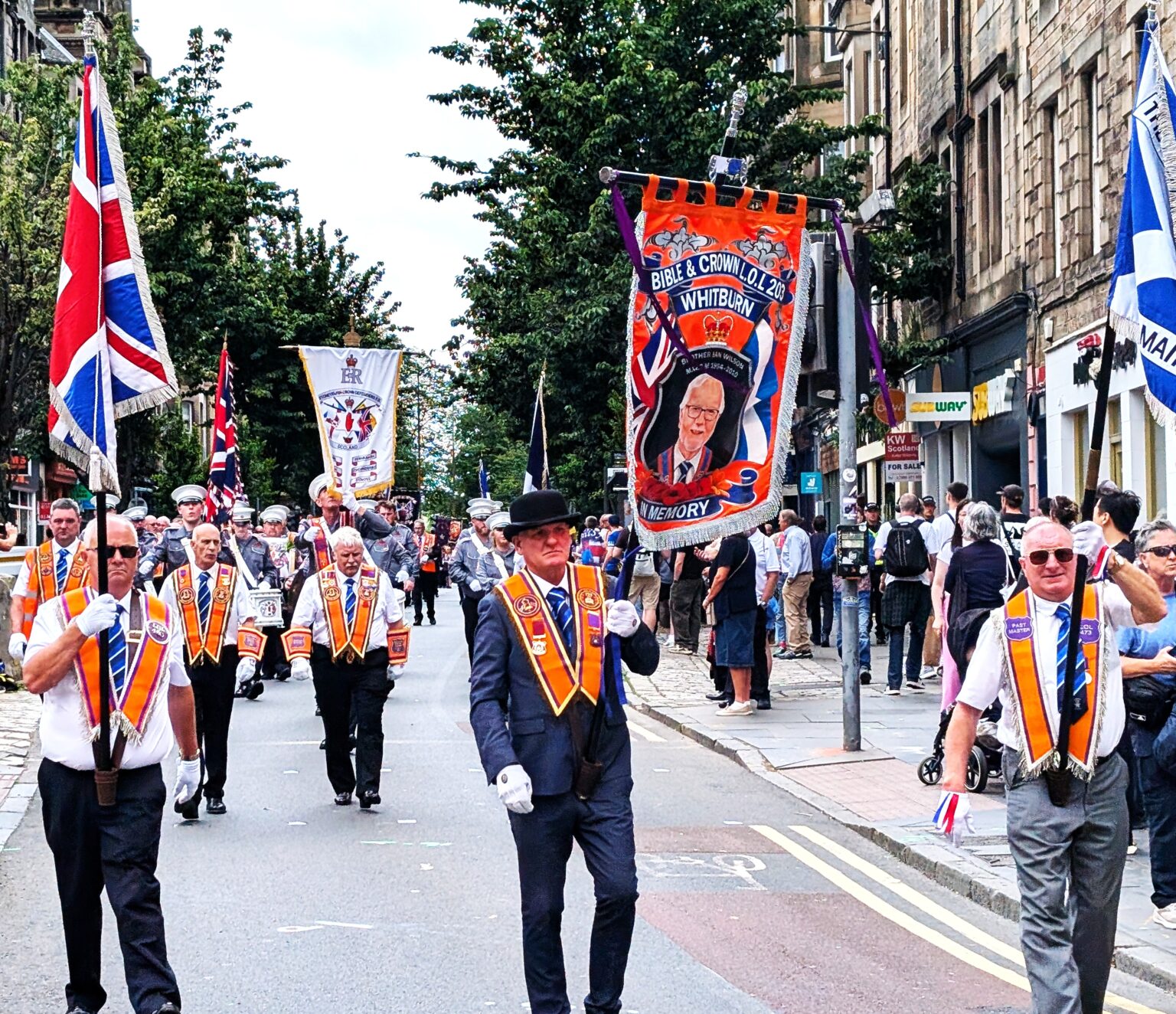 Orange Walk in Edinburgh