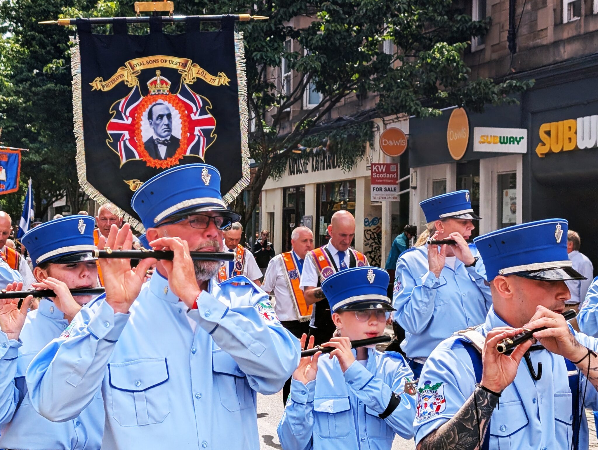 Orange Walk in Edinburgh